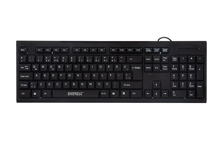 Everest KB-871U Siyah USB Q Klavye