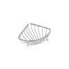 Mabello Pirinç Oval Banyo Köşe, Duş Süngerlik Rafı 18x18cm Paslanmaz Çelik