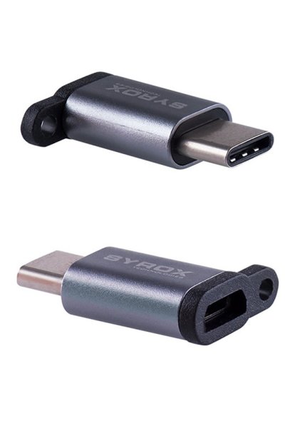 ✅ Micro USB To Type-C Dönüştürücü | Micro USB Giriş, Type-C Uç Çıkış - Syrox DT14