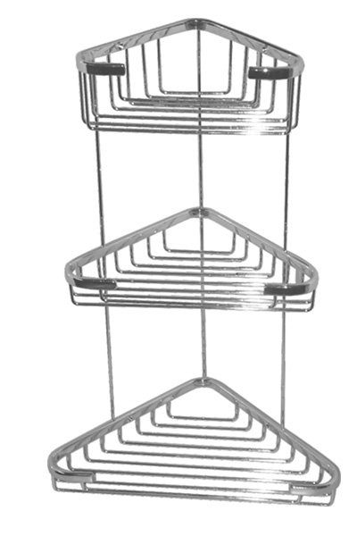 18x18 Pirinç Üçlü Köşe Süngerlik Paslanmaz Çelik - mabello