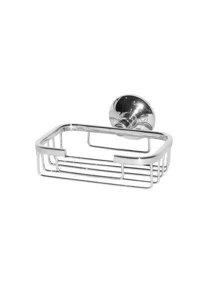 Rozetli Kare Katı Sabunluk Pirinç - mabello