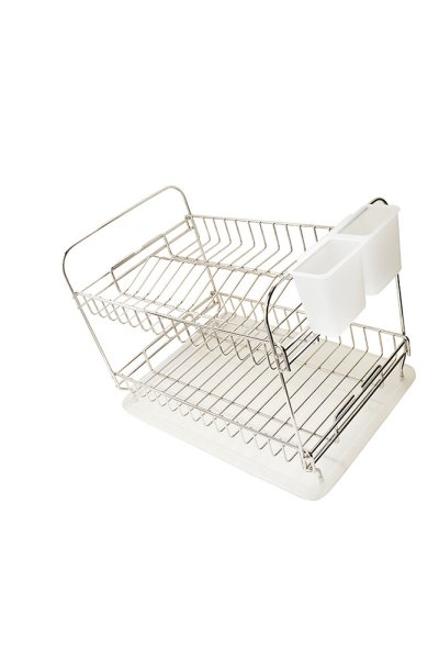 Tezgah Üstü Tabaklık + Bardaklık Paslanmaz Çelik - mabello