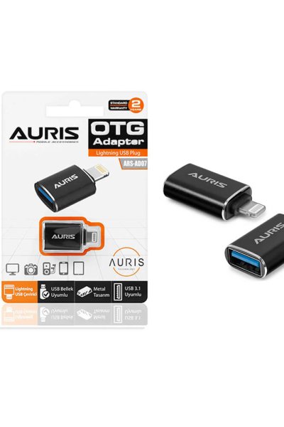 Auris AD07 Lightning OTG Dönüştürücü