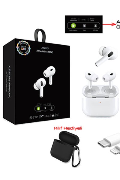 Auris ARS Pro2 ANC AirPods Bluetooth Kulaklık