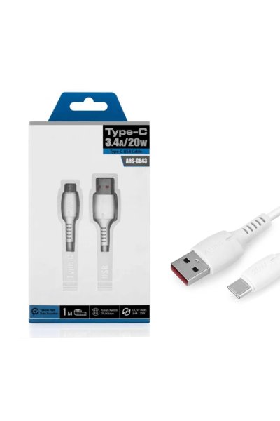 Auris CB43 20W 3.4A Type-C Kablo