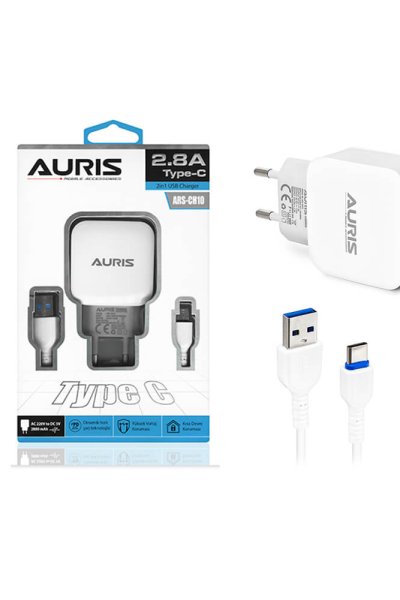 Auris CH10 Type-C Şarj Seti 2.8Aampre