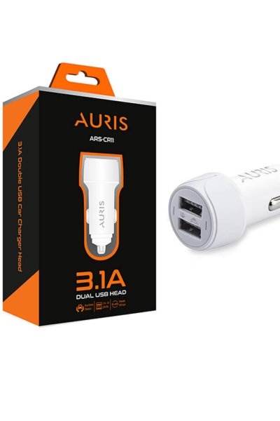 Auris CR11 Araç Şarj Başlığı 3.1Amper