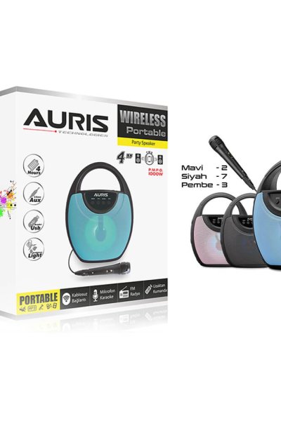 Auris K25 Hoparlör Ses Bombası  4 inç