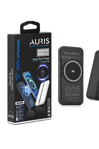 Auris WP19 10.000 Mah Powerbank Wireles+Super Fast
