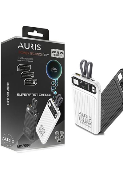 Auris Y309 12.000 Mah  Powerbank Super Fast