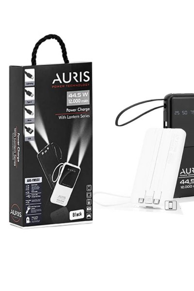 Auris YM532 12.000 Mah Powerbank Lcd+Kablolu