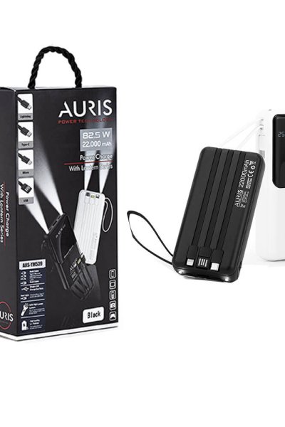 Auris YM539 22.000 Mah Powerbank Lcd+Kablolu