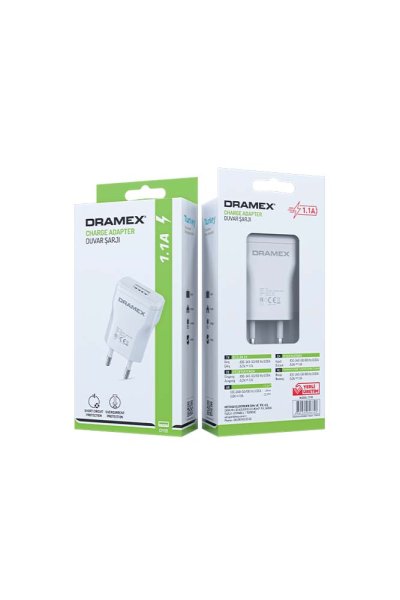 Dramex D11BE 1.1Amper Telefon Şarj Cihazı Başlığı