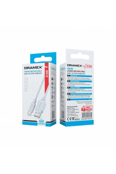 Dramex D30MKE 3.0A Micro Quick Eko Kablo