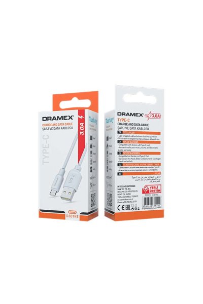 Dramex D30TKE 3.0A Type-c Quick Eko Kablo