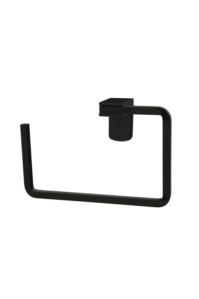 Mabello Alp Siyah Kare Havluluk Paslanmaz Çelik