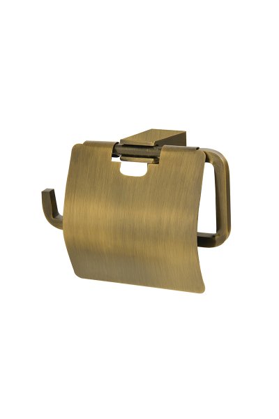 Mabello Alp Antik Kapaklı Tuvalet Kağıtlığı Paslanmaz Çelik