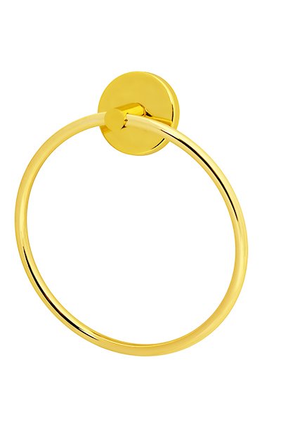 Mabello Beren Altın Gold Yuvarlak Havluluk Paslanmaz Çelik