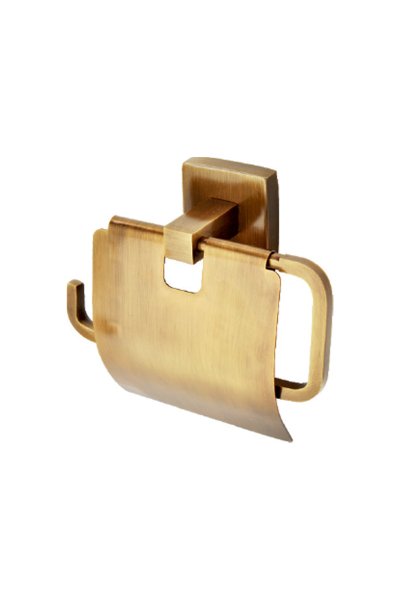 Mabello Beril Antik Kapaklı Tuvalet Kağıtlığı Paslanmaz Çelik