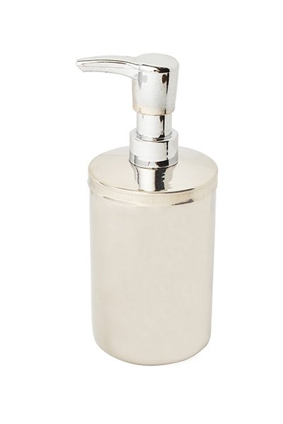 Mabello Silindir Sıvı Tezgah Üstü Sabunluk Paslanmaz Çelik