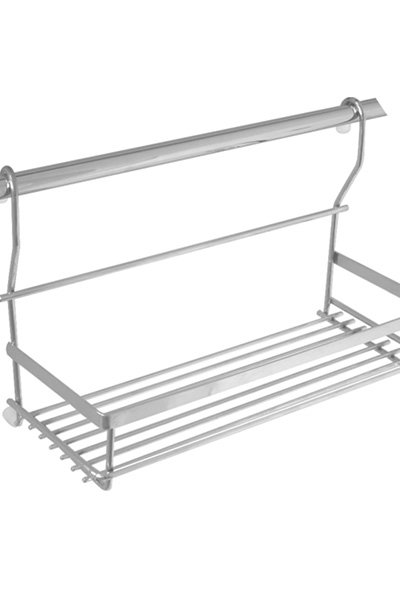 Mabello Mutfak Baharatlık Rafı Paslanmaz Çelik - (Askı Aparatı Hariç)