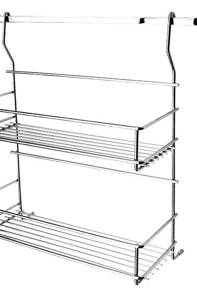 Mabello 2'li Mutfak Baharatlık Rafı Paslanmaz - (Askı Aparatı Hariç)