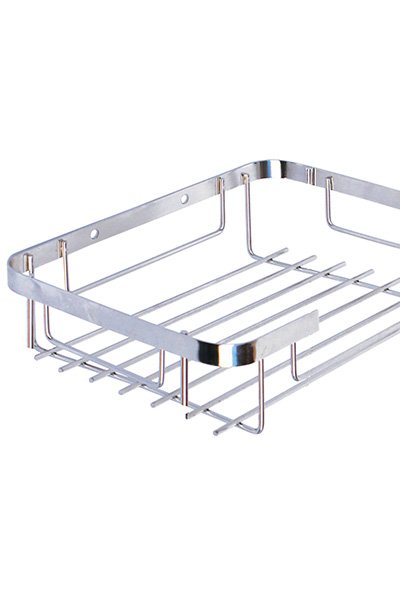 Mabello Kare Banyo Köşe, Duş Rafı 22x15cm Paslanmaz Çelik