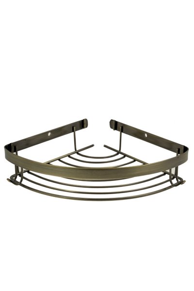 Mabello CA Lüks Antik Banyo Köşe, Duş Rafı 20x20cm Paslanmaz Çelik