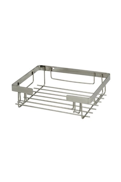 Mabello CA Lüks Kare Banyo Köşe, Duş Rafı 22x15cm Paslanmaz Çelik