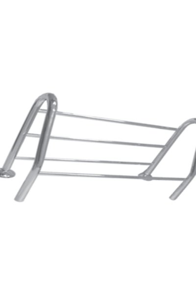 Mabello D Tipi Destekli Raf Havluluk Paslanmaz Çelik