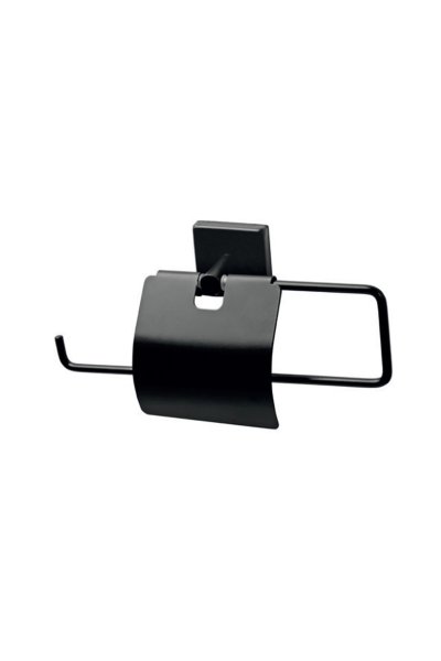 Mabello Yusuf Siyah Kapaklı Kağıt Havluluk Paslanmaz Çelik