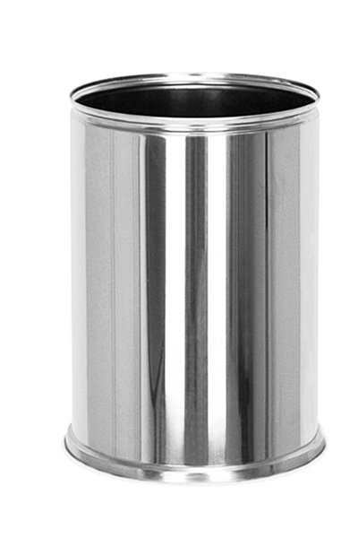 Ofis Tipi Çöp Kovası 23x33 Cm 10 Lt. 430 Kalite Paslanmaz - mabello