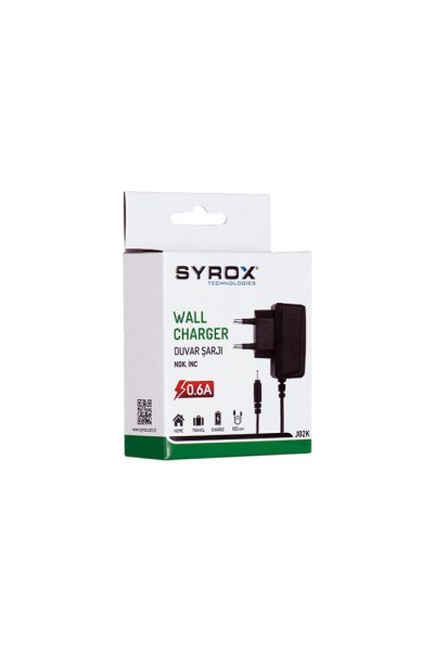 Syrox Nokia İnce Uç Şarj Aleti - SYX - J02K