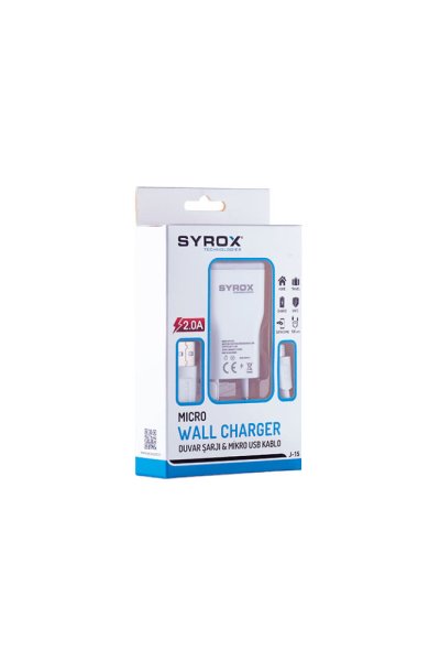 Syrox Micro Usb Şarj Aleti 2.AmperSYX - J15
